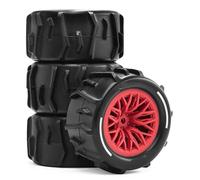 Per Arrma Per Granite Per Grom 1/18 4 Pezzi 73mm Short Course Truck Pneumatico Da Sabbia RC Auto Parti Di Aggiornamento Accessori Riparazione Pezzi Ricambio Rc(Red,A)