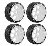 Per ARRMA Per Infraction Per Limitless Per FELONY Per FSRC GT Per HuanNao X3GT 1/7 1/8 4PCS RC Set Di Pneumatici 17mm Hex On-Road Car Wheels Accessori Modellismo RC