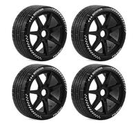 Per ARRMA Per Infraction Per Limitless Per FELONY Per FSRC GT Per HuanNao X3GT 1/7 1/8 4PCS RC Set Di Pneumatici 17mm Hex On-Road Car Wheels Accessori Modellismo RC
