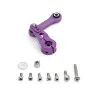 Per Arrma Per Infraction Per Mojave Per Kraton Per Senton Per Typhon Per Talion Per Outcast 1/7 1/8 Rc Car Servo 25t Barra Di Collegamento Dello Sterzo Accessori Modelli Rc(Purple)