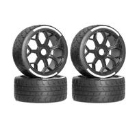 Per Arrma Per Infrazione Per Reato Grave Per Limitless 1/7 RS Gomma Nero Pneumatico 102 X 42 Mm 17 Esagonale Per Cerchio Auto RC Ricambi Per Upgrade Accessoires Rc