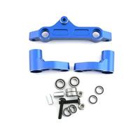 Per Arrma Per Kraton 8S Per Outcast 1/5 Gruppo Sterzo In Metallo Leva A Squadra E Piastra Superiore Parti Aggiornamento Auto RC Modelli Auto Rc(Blue,Assembly)