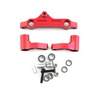 Per Arrma Per Kraton 8S Per Outcast 1/5 Gruppo Sterzo In Metallo Leva A Squadra E Piastra Superiore Parti Aggiornamento Auto RC Modelli Auto Rc(Red,Assembly)