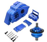 Per Arrma Per Kraton Per Outcast 4S V2 Per BLX Per Mojave 4S Per BLX 1/8 1/10 RC Auto Centro In Metallo Cambio E Set Differenziale Parti Rc(Blue)