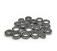 Per Arrma Per Kraton Per Outcast 8S 1/5 Kit Completo 26 Cuscinetti Sfera Preingrassati Con Scanalatura Profonda Sigillati Gomma Nera Auto RC Aggiornamento Modelli Cuscinetti Rc