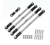 Per Arrma Per Kraton Per Outcast BIG Per Rock 1/7 1/8 5 Pezzi Tenditori In Acciaio Camber Links Toe Set Collegamento Parti Aggiornamento RC Upgrade Parts