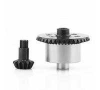 Per Arrma Per Kraton Per Senton Big Per Rock Per Granite Per Outcast 4x4 1/10 Scatola Differenziale Metallo 37T Ingranaggio Principale Ingresso 13T Ricambio RC Accessorio Per Auto RC(Silver)