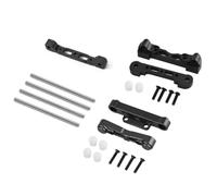 Per Arrma Per Reato Per Infrazione Per KRATON Per Outcast Per Typhon 6S 1/7 1/8 Codice Braccio Sospensione Anteriore Posteriore Metallo Con Perno Parti Accessori RC(Black)