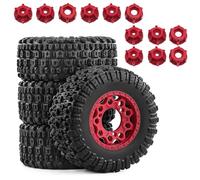 Per Arrma Per Senton Per Traxxas Per SLASH RC Auto 109 Millimetri 1/8 Breve Camion Pneumatico Intercambiabile 12/14/17 Ruota Esagonale Hub Parti Aggiornamento Accessori Modellismo RC