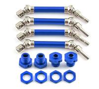 Per Arrma Per Typhon 4x4 3s Per Blx 1/8 550 Mega 4 Pezzi Albero Trasmissione Anteriore E Posteriore In Metallo CVD Con Parti Aggiornamento Esagonali Per Ruote Accessorio Per Auto RC(Blue)