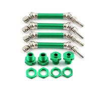Per Arrma Per Typhon Per Blx Per Typhon 3s 550 Mega 4x4 1/8 4 Pezzi In Metallo Anteriore Posteriore CVD Albero Trasmissione Ruota Esagonale Parti Auto RC Albero Trasmissione(Green)