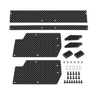 Per Arrma Per Vendetta 3S 1/8 Rc Auto Parti Aggiornamento In Fibra Carbonio In Lega Alu Spoiler Laterale Ala Posteriore Piastra Staffa Accessori Ricambi Modellini RC