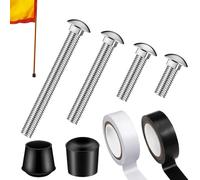 per asta di banda,Set di tappi per asta bandiera con nastro | Accessori per corna di uso standard in atti e servizi