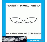 Per Aston Martin V8 Vantage Coupe 07-16 FILM Protettivo Per Fari Chiari