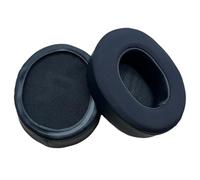 Per ASUS ROG Pelta, cuscinetti auricolari di ricambio in morbida schiuma per cuffie, cuscinetti auricolari resistenti e confortevoli, kit di riparazione ideale (Tessuto Cool Touch nero)