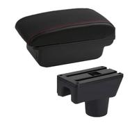 Per Attrage Per Mirage Per Space Star Bracciolo Box Auto Parti Ricambio Accessorio Per Stoccaggio Cuscino Bracciolo Auto(A1 Black Red No Usb)