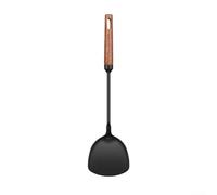 per attrezzo Cucina Wok Ferro Nitrogenato 40cm Lungo per attrezzo(Spatula) | Impugnatura ergonomica, protegge dal per calore, lunghezza 38cm, presa per sicura, riduzione fatica mano