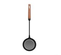 per attrezzo Cucina Wok Ferro Nitrogenato 40cm Lungo per attrezzo(Strainer) | Impugnatura ergonomica, protegge dal per calore, lunghezza 38cm, presa per sicura, riduzione fatica mano