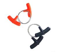 per attrezzo Survival Compatto 67cm per attrezzo Survival | Ideale per campeggio sopravvivenza, richiesta, operazione manuale per semplice, intemperie(2PCS Black+Orange)