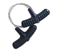 per attrezzo Survival Compatto 67cm per attrezzo Survival | Ideale per campeggio sopravvivenza, richiesta, operazione manuale per semplice, intemperie(1PCS Black)