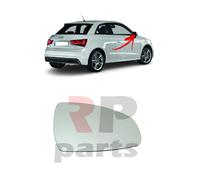 PER AUDI A1 2010 - 2018 NUOVO SPECCHIETTO RETROVISORE ANTERIORE VETRO RISCALD...