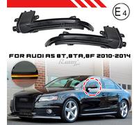 PER AUDI A3 8P A4 B8.5 COPPIA FRECCE LATERALI FUME PROGRESSIVE A LED FUME’