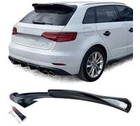Per Audi A3 8V 2012-2020 Sport Spoiler Tetto Posteriore Superiore Rs Nero Lucido