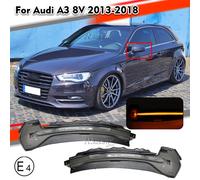 PER AUDI A3 8V S3 RS3 COPPIA FRECCE LATERALI FUME PROGRESSIVE A LED FUME’