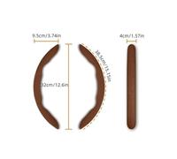 Per Audi A3 A4 A6 A5 A1 Tt Q3 8p B8 B6 B7 C6 C5 8l B5 Accessori Per La Copertura Del Volante Auto A Scatto In Pelle Scamosciata(Mocha D 2-Piece Set10)