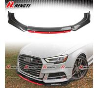 Per Audi A3 S3 8V ABS Front Spoiler Lama Sottoparaurti FRONT SPLITTER 17>20