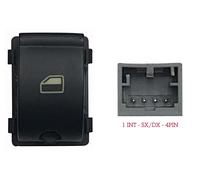 Per Audi TT 05.2006>05.2010 Pulsante Alzacristalli Porta Anter Dx Pos.Sx=Dx 4pin