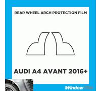 Per Audi A4 Avant 16 + Trasparente Passaruota Posteriore Protezione Film Ppf