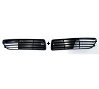 per AUDI A4 B5 94- 2x GRIGLIA PARAURTI ANTERIORE SX DX NERO CORNICE FENDINEBBIA