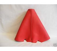 Per Audi A4 B5 95-99 Cambio IN Pelle Leva Rivestimento Rosso Custom New Made UK