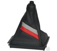 Per Audi A4 B5 MK2 S LINE Cambio Cuffia pelle Nera Sport Custom Nuovo Made IN UK