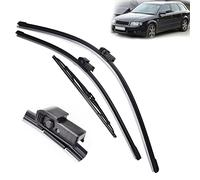per Audi A4 B6 8E/8H per Station Wagon Ottobre 2000 - Novembre 2003 Tergicristallo Anteriore LHD Set spazzole tergicristallo Posteriori Parabrezza 22'+22'+13'