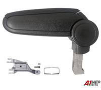 Per Audi A4 B6/B7 2002 - 2008 Nero Ecopelle Braccio Riposo Consolle Centrale