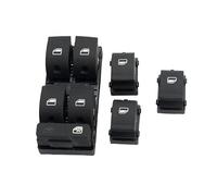 per Audi A4 R8 S4 TT TTS RS4 2005 2006 2007 2008 2009 2010 2011 2012 Interruttore regolatore alzacristalli Elettrico Console (Nero 1 Set)