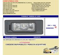 Per Audi A4 Versione dal 11/2016 Fanale Targa Posteriore Sx=Dx a Led 5NA943021