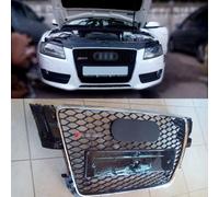 Per Audi A5 8T 07-12 Grill griglia a nido d'ape griglia anteriore in RS5 nero