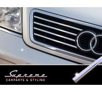 Per Audi A6 4B C4 C5 1994-01 Serie 1 - 3M Cromo Modanature per Griglia Superiore