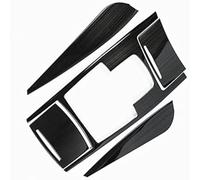 per Audi A6 C6 2005 2006 2007 2008 2009 2010 2011 Copertura Decorativa per Console Centrale Pannello Cambio,Car Gear Shift Panel Frame Cover Trim Accessori Interni Auto,A-Black