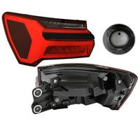 Per Audi A6 C8 2018-2022 Faro Posteriore Stop Segnale SX ULO con Nero 1180101