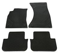 Per Audi A6 dal 2004 Set 4 Tappetini Tappeti Neri in Gomma su misura GDS