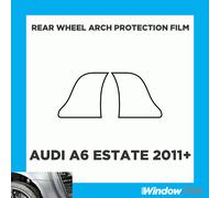 Per Audi A6 Familiare 11 + Trasparente Passaruota Posteriore Protezione Film Ppf