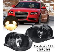 Per Audi A6 S6 C6 S8 2005-08 Coppia Anteriore LED Fendinebbia Set Giallo Chiaro