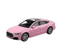 Per AUDI A7 Coupé 1:24 Sport in lega Fonde sotto pressione Veicoli in metallo Modello di auto Simulazione del suono e della luce Batteria non inclusa(Pink)