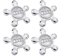 Per Audi Lega Calotta Centrale Ruota Mozzo x4 Argento 135mm A8 Q1 Q3 Q7 Tt R8