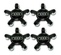 Per Audi Lega Calotta Centrale Ruota Mozzo x4 Nero 135mm A1 A5 A7 Q1 Tt- R8