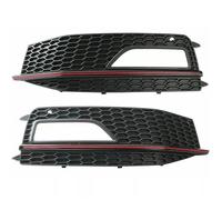 Per Audi Per S4 A4 S Line Sport 2013-2015 Copri Fendinebbia Per Auto Accessori Per Finiture Griglia Anteriore Fendinebbia Griglia(Red)